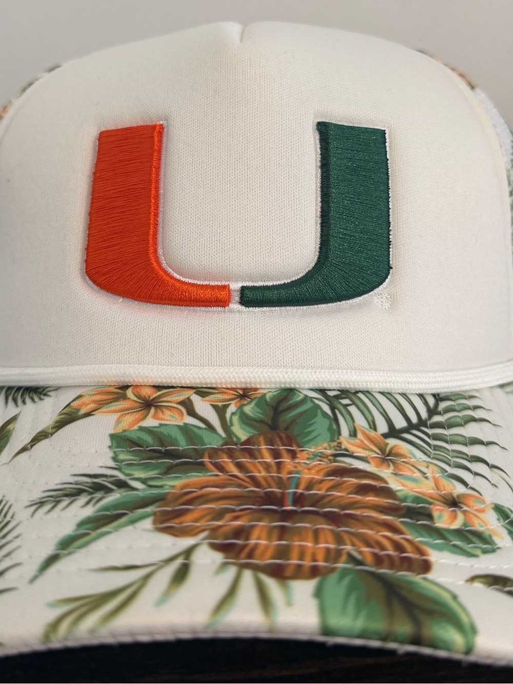 University of Miami Hurricanes trucker hat